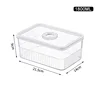 Transparent Fridge Organizer Food Storage Containers Fresh Vegetable Fruit Baskets Refrigerator Storage Box Kitchen Organizer 5