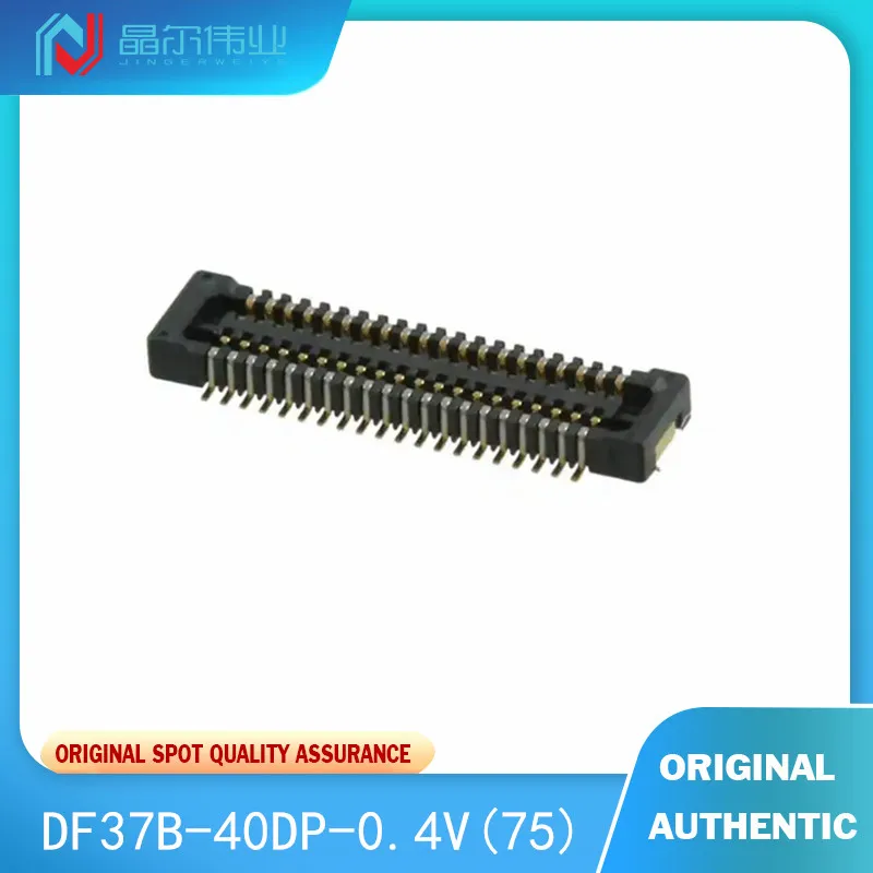 

10PCS 100% New Original DF37B-40DP-0.4V(75) 40 Position Connector Header, Outer Shroud Contacts Surface Mount Gold