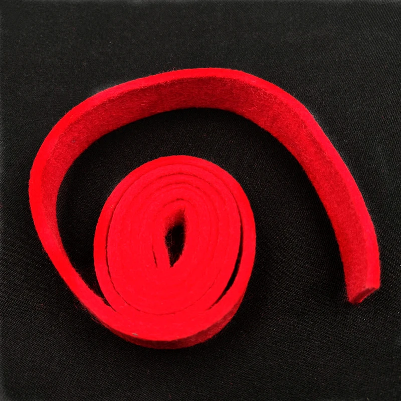 High quality Piano Tuning Tool muting felt Muting Tool Red Wool Felt Temperament Strip Tapered Mute Piano tool parts#1210