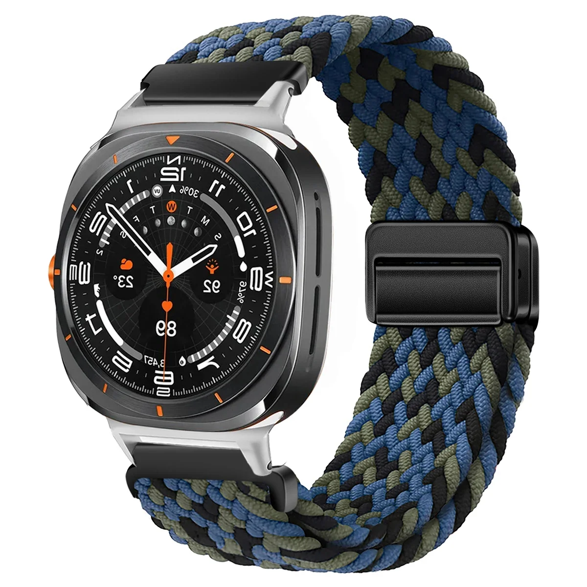 Magnetic Nylon Braided Sport Bracelet Strap