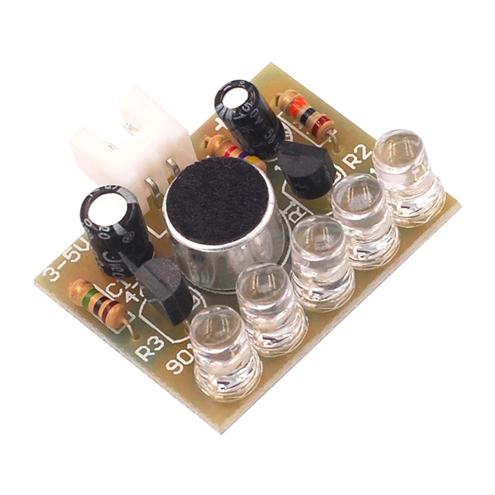 

Electronic Funny Kits Voice Control LED Melody Light DIY Kits Production Suite Small Electronic Learning Electronic Kits