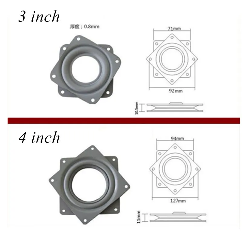 Swivel Plates Bearing Display stand turntable Lazy susan 3/4 inch 360 Degrees Rotating Rolling DIY Furniture Hardware rotating display stand,rotating turntable plate