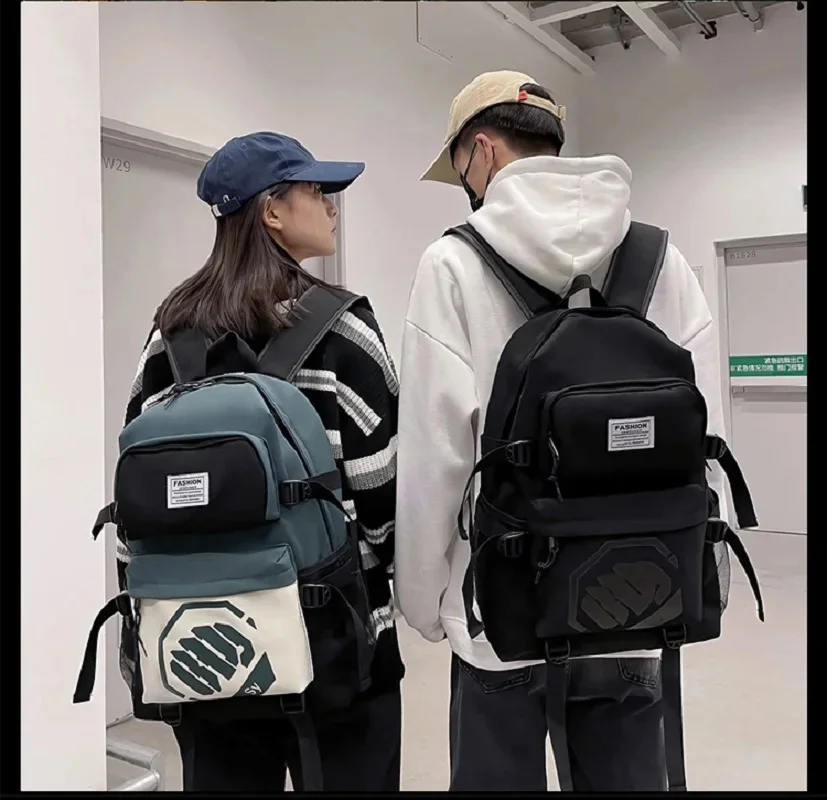 

Korean popular student hoolbag male travel sports backpack girl hool backpack large capacity backpack computer bag hool