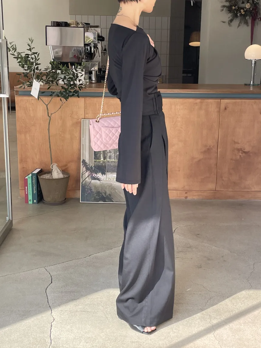 Women Long Pants Wide Leg Pant Solid Casual Regular Loose Simple Elegant Splice Tight High Waist Capris Autumn Trousers