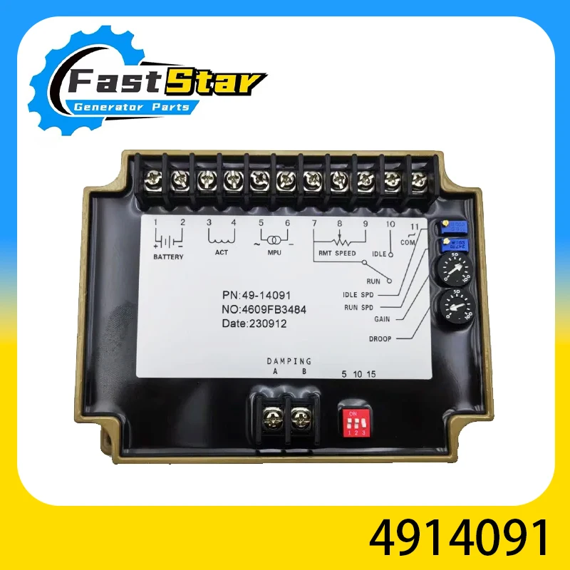 Kit Xeon New Engine Speed Controller Governor 4914091 For Cummins Generator Parts