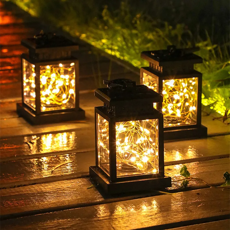 

Solar Palace Lantern Camping Courtyard Landscape Lawn Lamp Solar Power Garden Decoration Lamps Solar Light Outdoors Waterproof