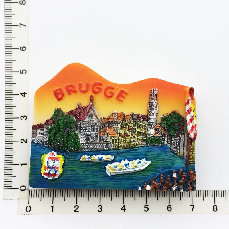 Old Quebec Canada 3D Crystal Glass Fridge Magnet - City Travel Souvenir, Strong Refrigerator Sticker