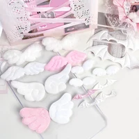 10PCS DIY Plush Wing Handmade Home Deocr Gift Decoration Card Cover Decor Cartoon Plush Cute DIY Accessories Sewing Supplies 2