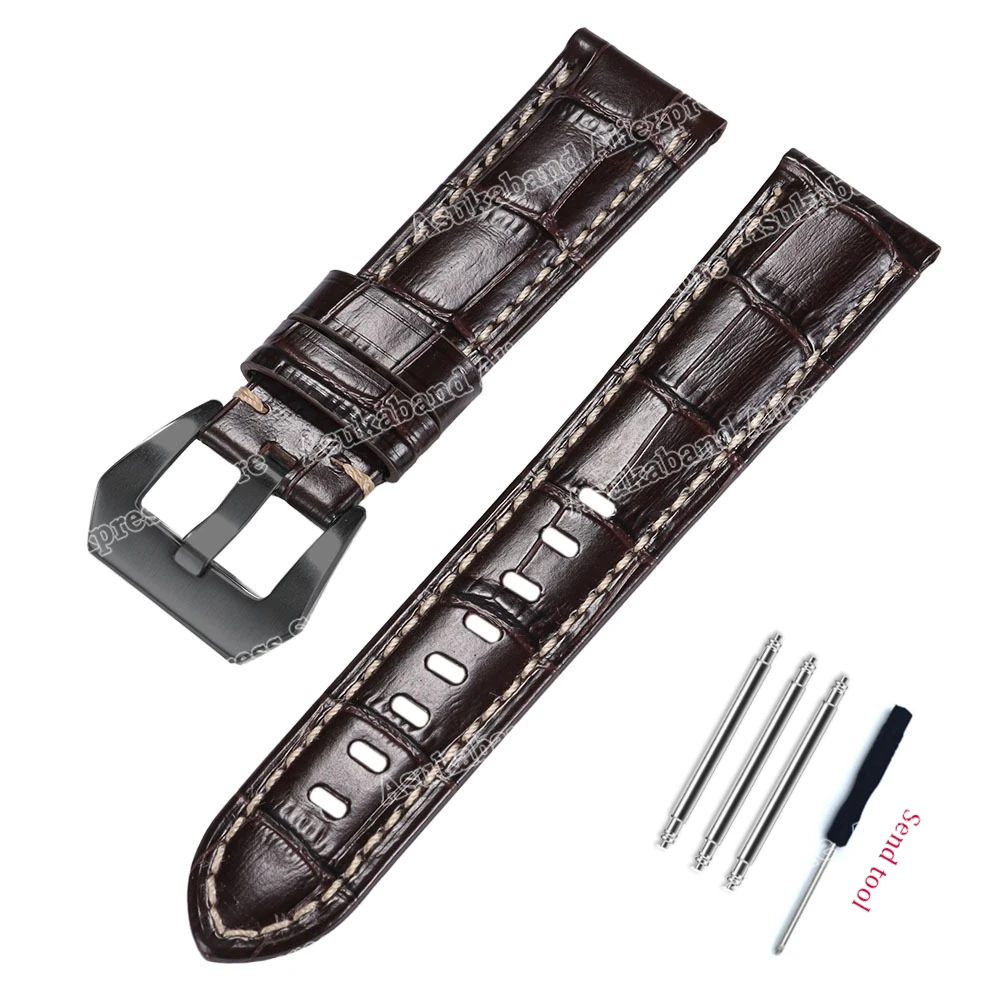 Elegant Leather Watch Band - Premium Strap for Timeless Style (Multiple Sizes Available)