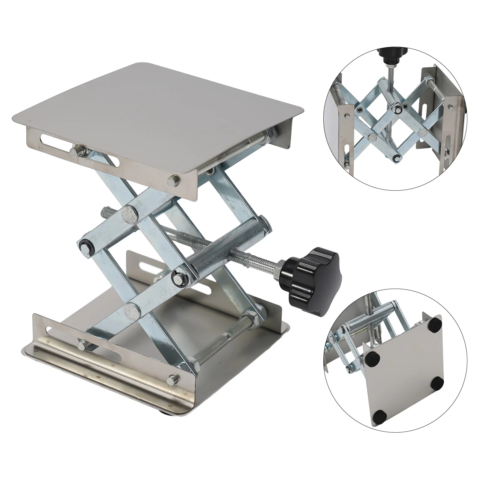 Elevador de enrutador de maquinaria de carpintería portátil, plataforma de elevación de laboratorio de grabado ajustable, placa de experimento, mesa de Ferramentas