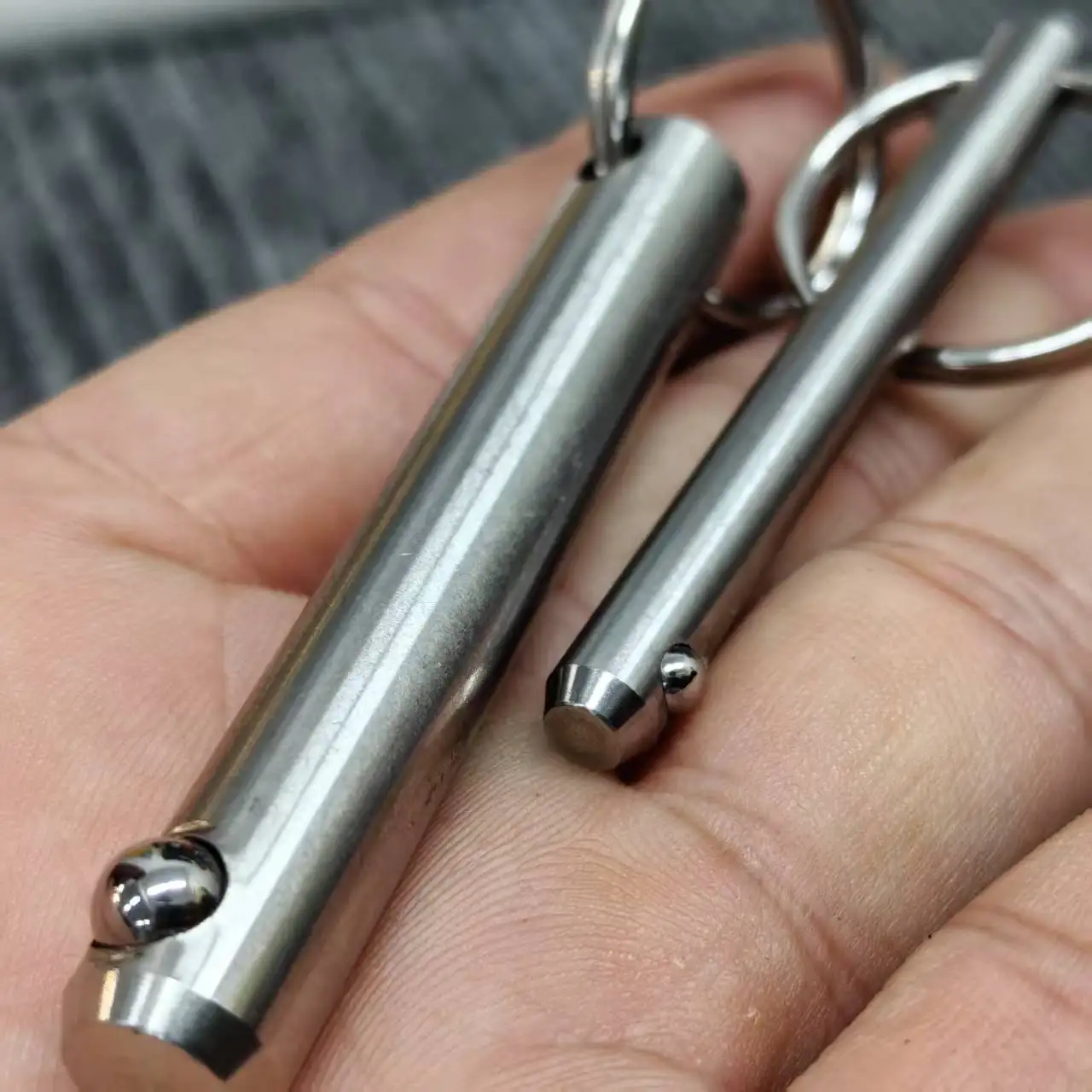 Stahl-Verriegelungsstift 4 Stück SU304 Edelstahl Schnellverschluss Einzelkugel-Federstift für Audio- und Fitnessgeräte – Detail 11