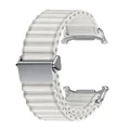 White silver buckle