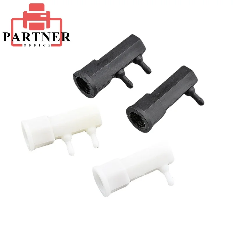 5Pcs Uv Solvent Printer Bulk Ink System Ciss 1.5L 1.8L 2L Uv Sub Ink Tank Adapter Ink Cartridge Switch Connector 2 Fori 1 Foro