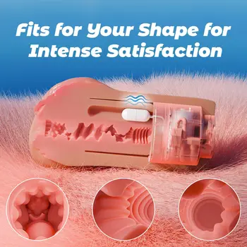 Automatic Masturbator for Men Pocket Pussy Artificial Vagina Blowjob Suck Machine Vibrator Male Prostate Massager Adult Sex Toys