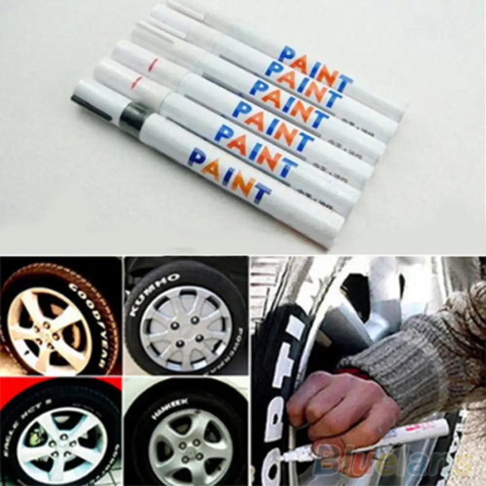 

Permanent Waterproof Paint Marker 12 Colors Car Tyre Tire Tread Rubber Metal Pen