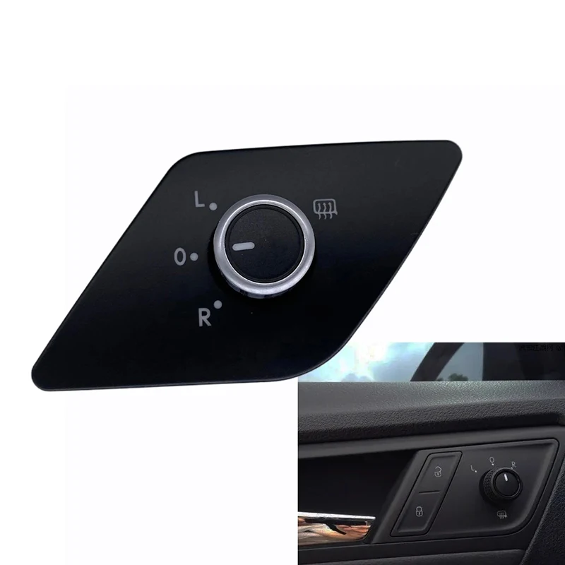 

For Volkswagen VW Jetta MK6 2011-2014 Side Mirror Adjust Control Switch Knob Button Heat Function Car Accessories