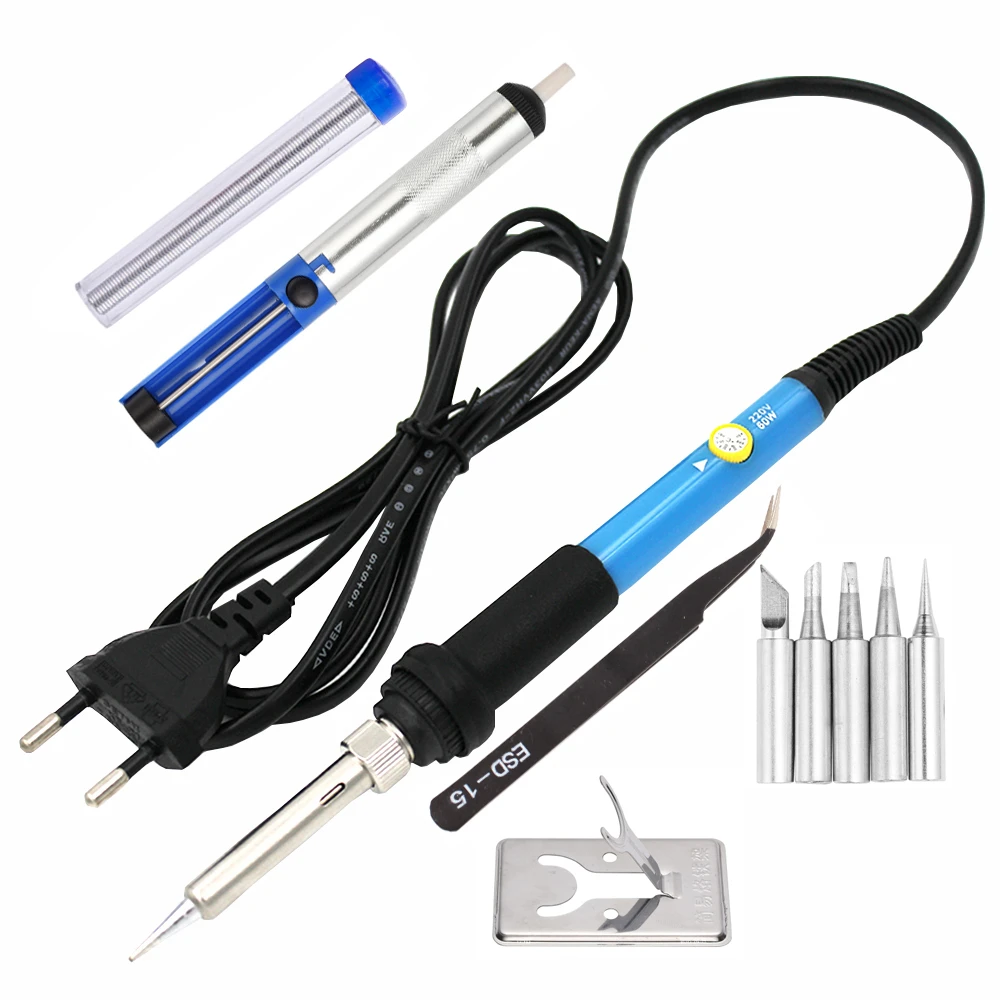 Soldering Iron EU US Plug 110V 220V 60W Thermostatic Electric Mini