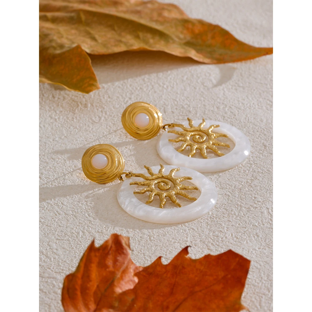 Yhpup Earrings Stainless Steel