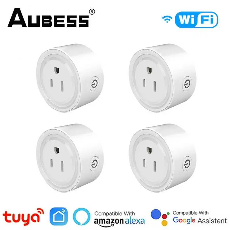 

Смарт-розетка Aubess Tuya с Wi-Fi, 10 А/16 А/20 А