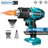 Cordless Handheld Hot Air Gun Temperatures Adjustable with 3 Nozzles Electric Heat Gun for Makita 18V Lithium Battery Power Tool 1