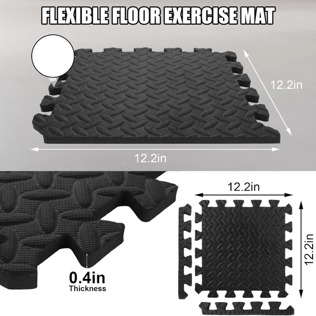 8/16Pcs EVA Foam Interlocking Floor Mats Non-Slip Puzzle Exercise Tiles for Home Gym Garage Workout Protection 4