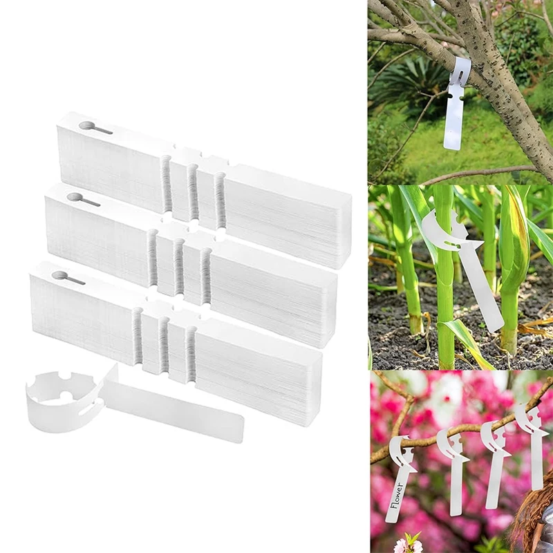 

600 штук подвесных этикеток для растений, водонепроницаемые ярлыки для растений и цветов, кольцевые ярлыки для детского сада, регулируемые, простые в использовании