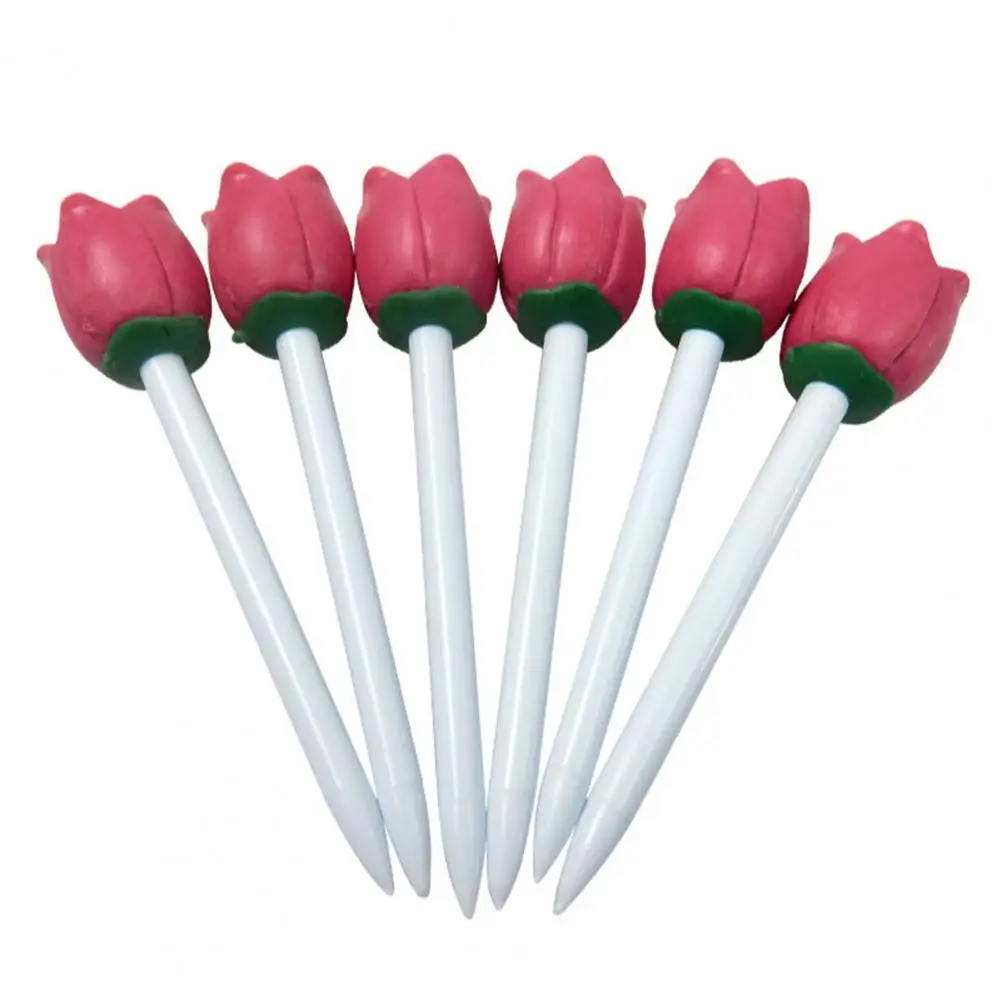 

Golf Spikes Durable Plastic Tulip Golf Tees with 5 Petal Design for Enhanced Grip Easy Installation for Performance for Golfers