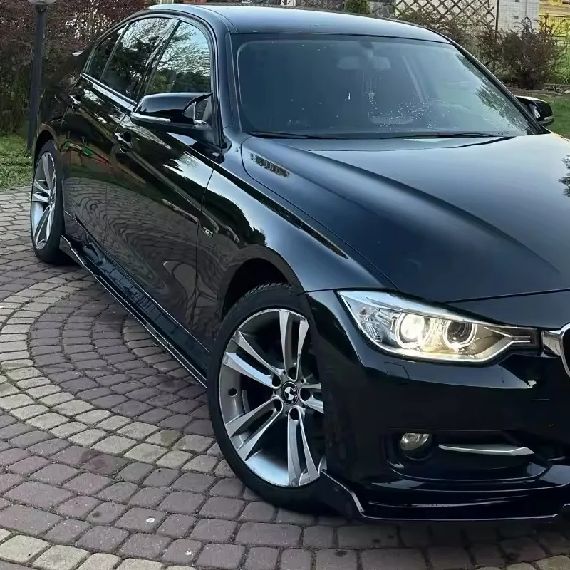 BMW 액세서리 3 시리즈 G20 F30 E90 2005-2020+ M-스포츠 차량 사이드 스커트 익스텐션 로커 패널 립 8개 86.6인치/2.2M 글로스