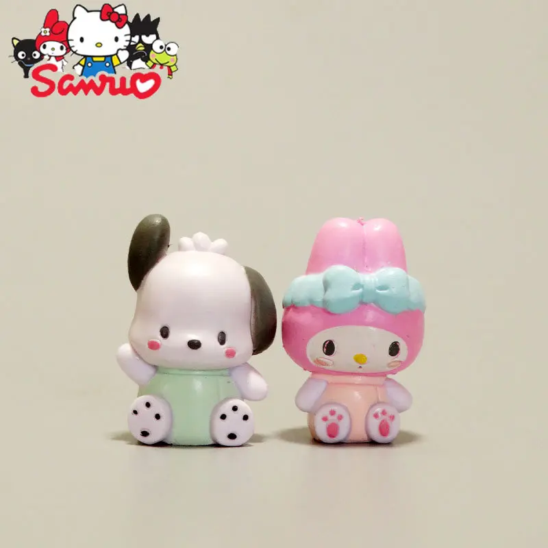 

MINISO Melody Kuromi Hello Kitty Cinnamoroll понравико нашивка материал украшение для торта кукла модель украшения кукла периферийные игрушки