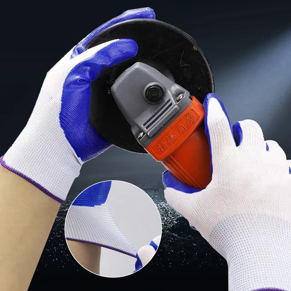 Weeding Working Gloves Wear Resistant Yard Working Gloves Multipurpose Breathable for DIY Garden Construction 2