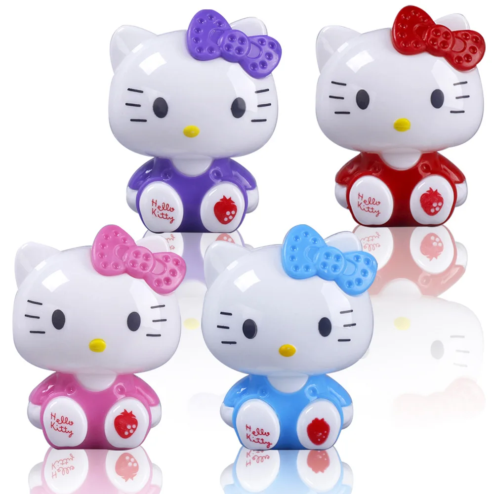 

Hello Kitty Пластиковый мультяшный фрукт КТ Кот В НАЛИЧИИ четыре цвета милые животные украшения для торта на день рождения игрушки для девочек