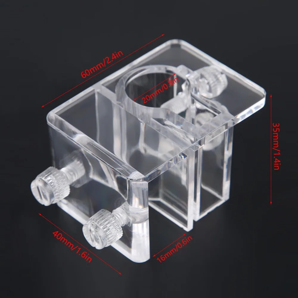 20mm 수족관 호스 클립 고정 클립 조절 가능 클립 수족관 튜브 클립 아크릴 마운트 홀더 호스 튜브 클램프 수족관