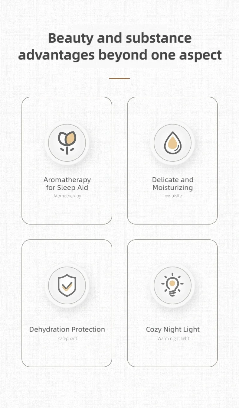 Description Picture 3 of itemAir humidifier with night light and remote control. USB-powered small spray humidifier for home and office air purification