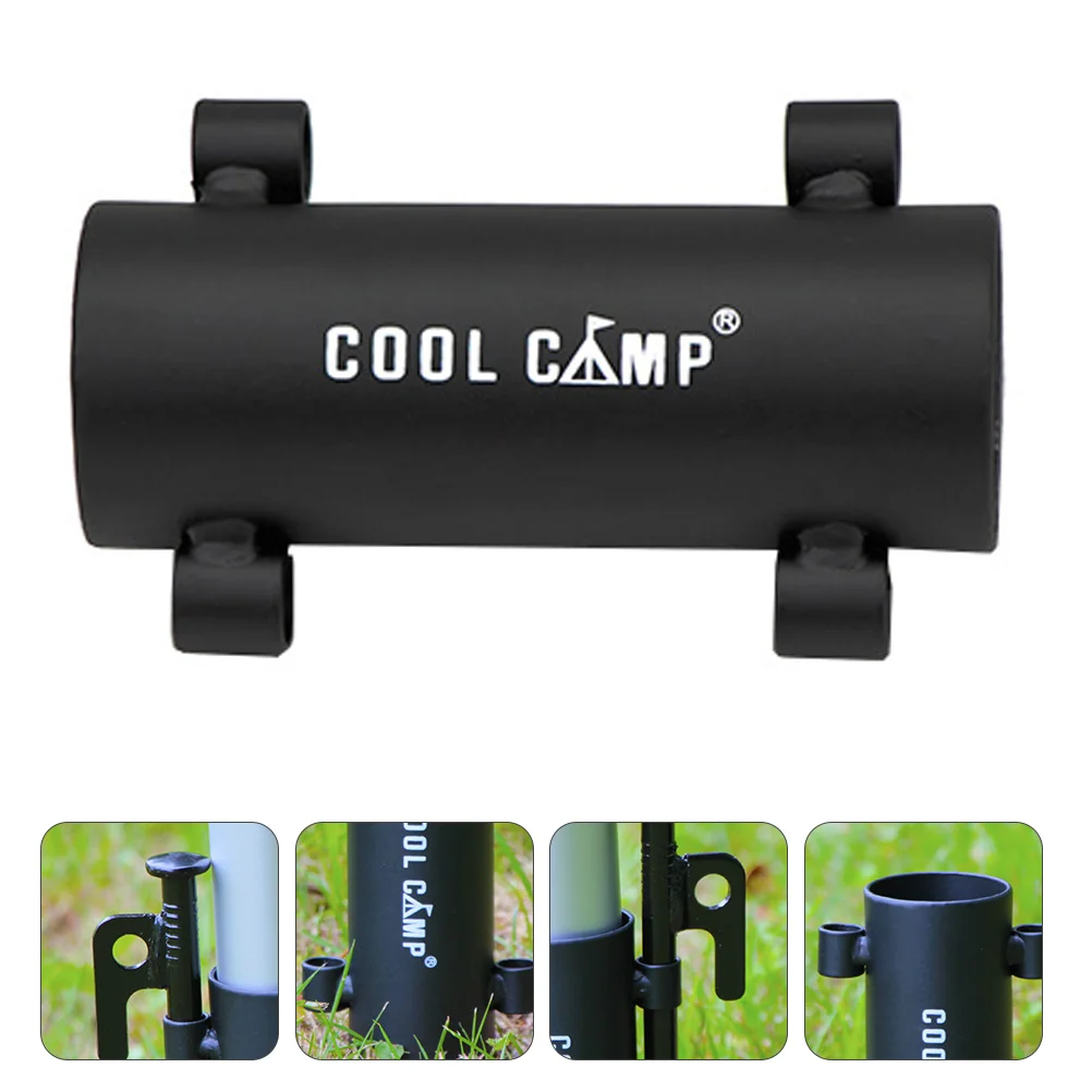 

Pole Fixing Canopy Rod Fixation Outdoor Fixing Tool Camping Accessories Tent Awning Pole Fixator Iron Holder