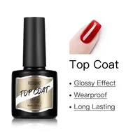 ROSALIND Top Coat 8ml Gel Polish Shiny Soak Matte Off Manicure Art Decorations Varnish Top Coat UV Gel 1
