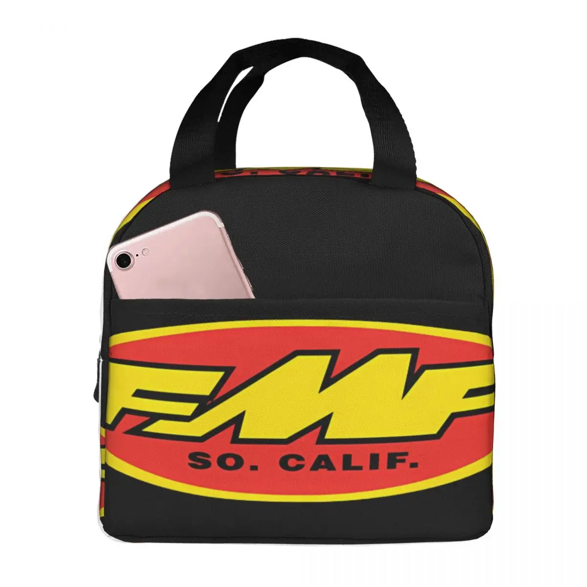 

Fmf Racing Exhaust Lunch Bag Unisex Portable Cooler Insulated Lunch Box Food Bento Box