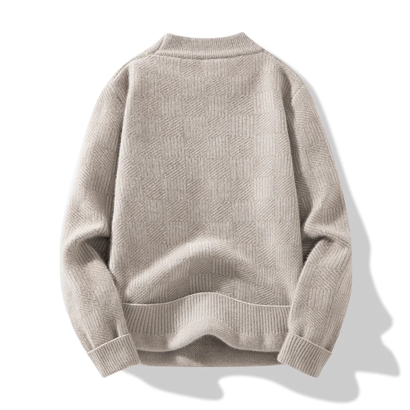 Men's Clothing Sweater For Men Pullovers Streetwear Men's Sweat-shirt Knit Spring Autumn Fashion Casual Hombre Warm Solid Male