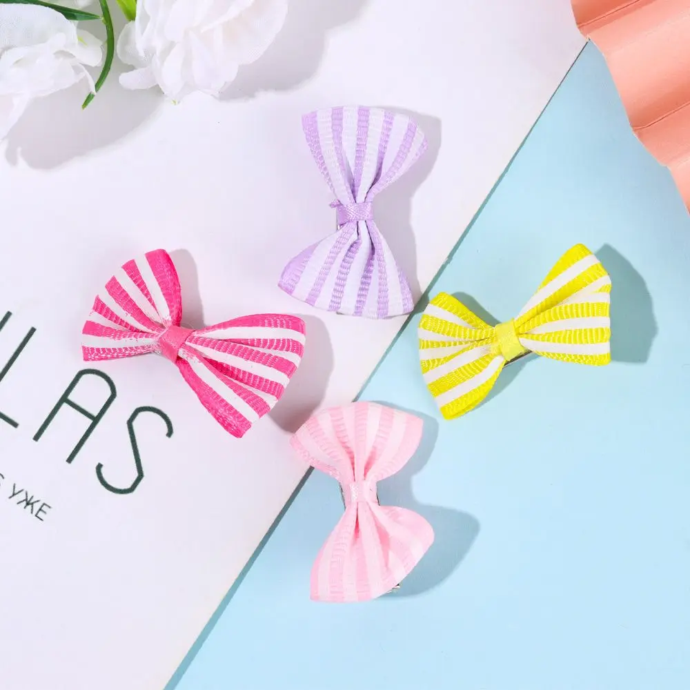 Hair Clips For Dogs Cat Sweet Bow Hairpins Colorful Hair Barrette Puppy Beauty Supplies Pet Butterfly Bows Pet Supplies 4
