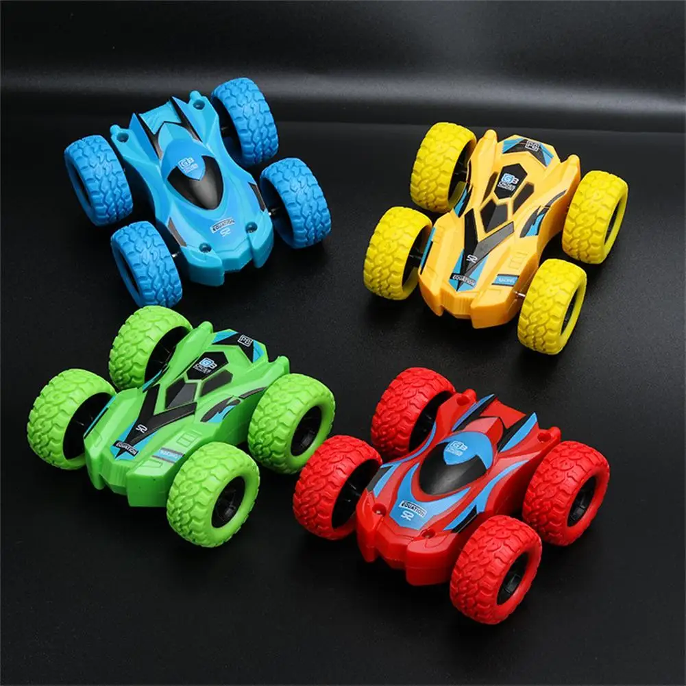 

Children Inertia Car 1:60 4wd Double-sided Stunt Car Climbing Off-road Vehicle Toys For Boys Birthday Gifts