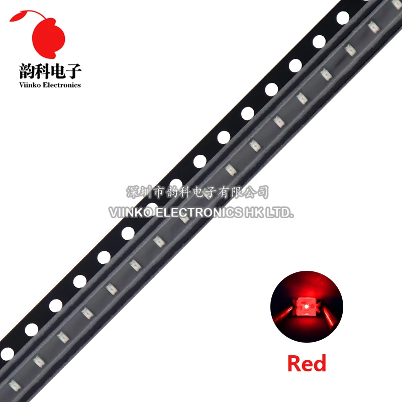 รูปสินค้า 100ชิ้น LED SMD หลากสี สำหรับโปรเจกต์ไฟฟ้า