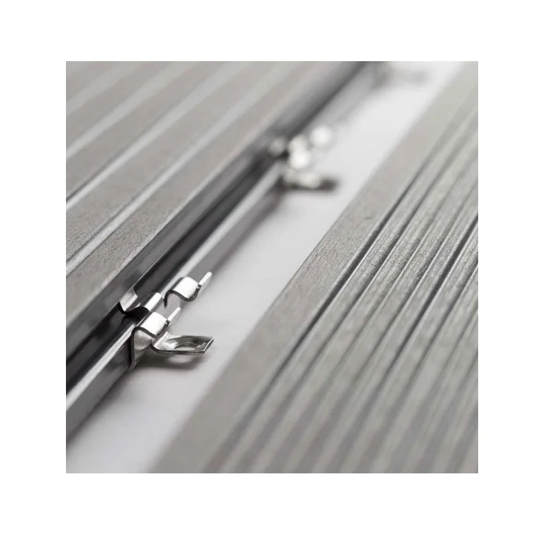200Pcs Stainless Steel Hidden Exterior Composite Deck Clip Bracket Fastener Wall Floor WPC
