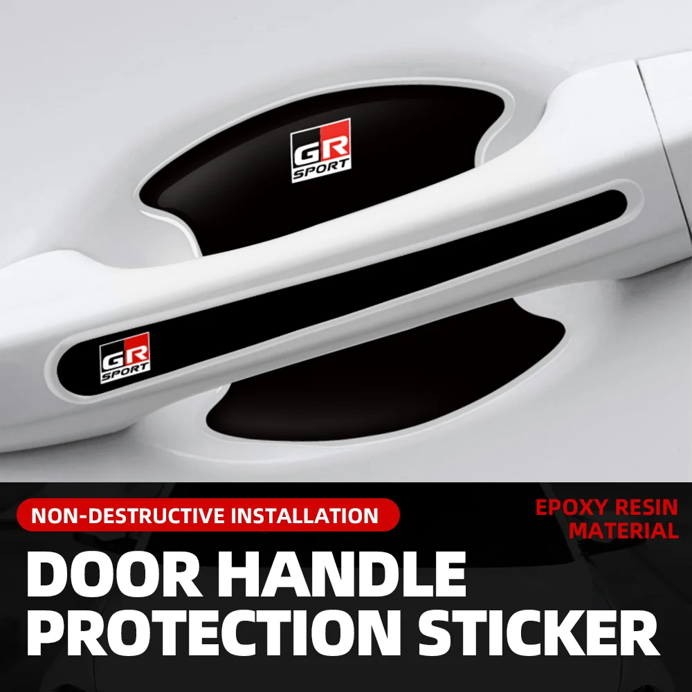48PCSForToyotaGRSportCarDoorHandleRearviewMirrorAntiScratch