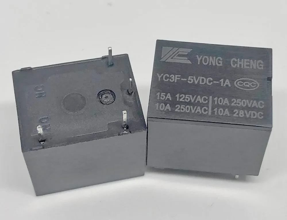 YC3F-12VDC-1A YC3F-5VDC-1A YC3F-12VDC-S-A (T73A-12V/5V-10A) Relay 4pins