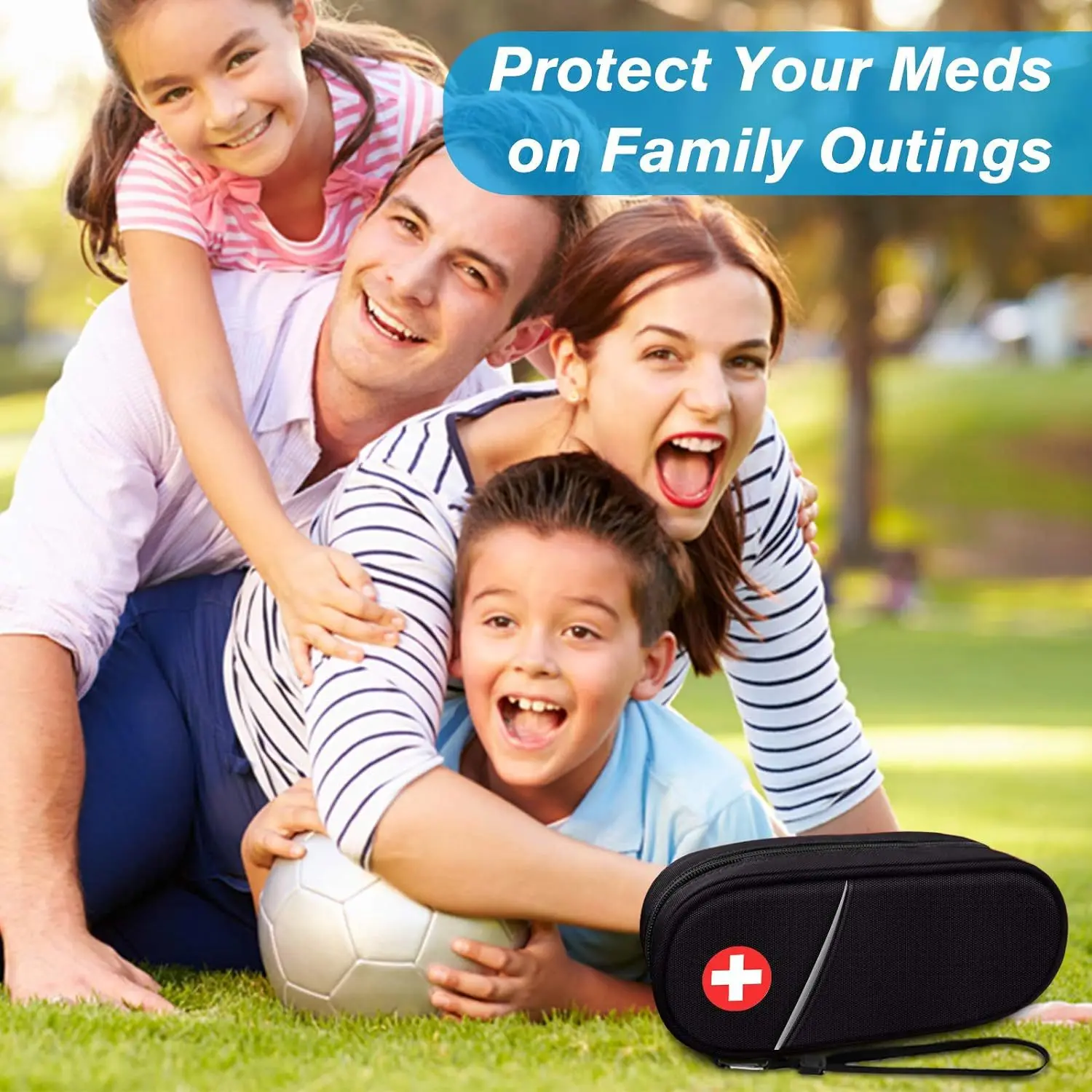 2pcs Medical Carrying Case Outdoor Travel Medication Organizer Bag Emergency Medical Pouch Handheld Medical Ice Pack 4