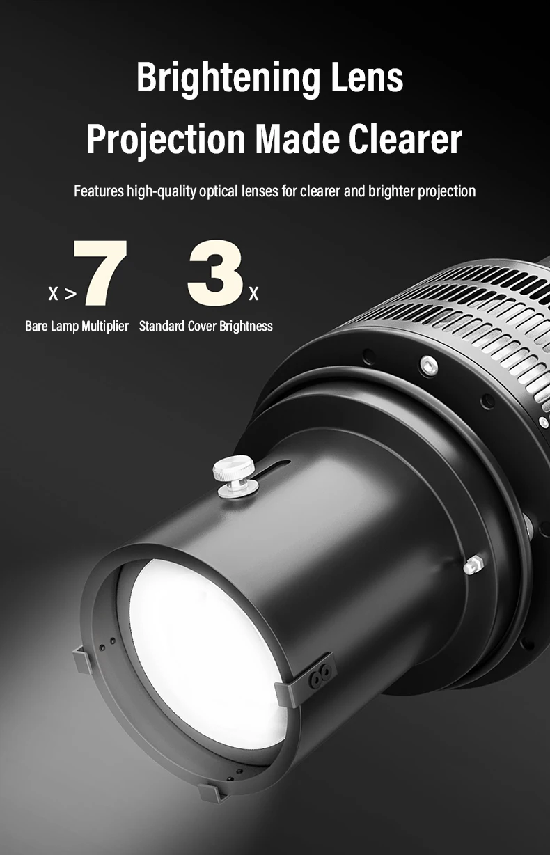 2025 New Bowens Mount Flash Snoot Conical Lens Video Artist Modelling Shape Phot