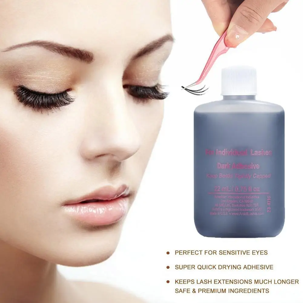 22ml Grafted Eyelashes Glue Eyelash Quick-drying Strong Eyelash S0l1 Natural Tools Formula Mak Adhesive Extension Mild eyelash glue