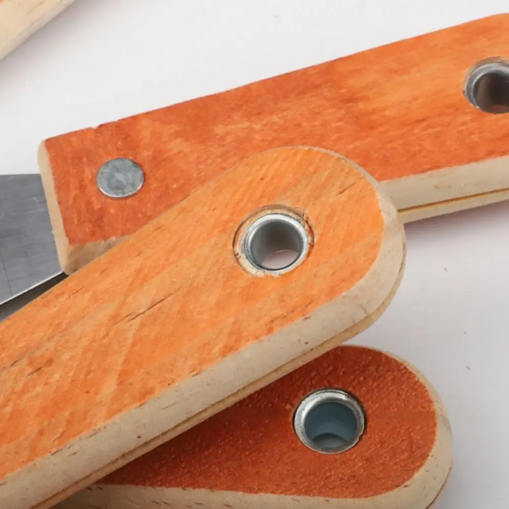 Stainless Steel Cleaning Scraper Non-slip Handle Wood Handle Paint Tools Lay Plaster Materials Scrape Surfaces Cleaning Trowel 4