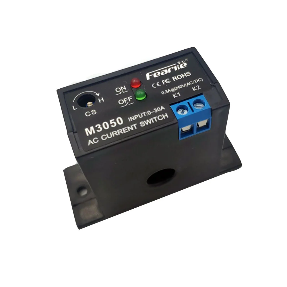 

1pc M3056 0.3A 240V AC/DC AC Current Detection Alarm Module Transformer Control Current Sensing Switch Sensor