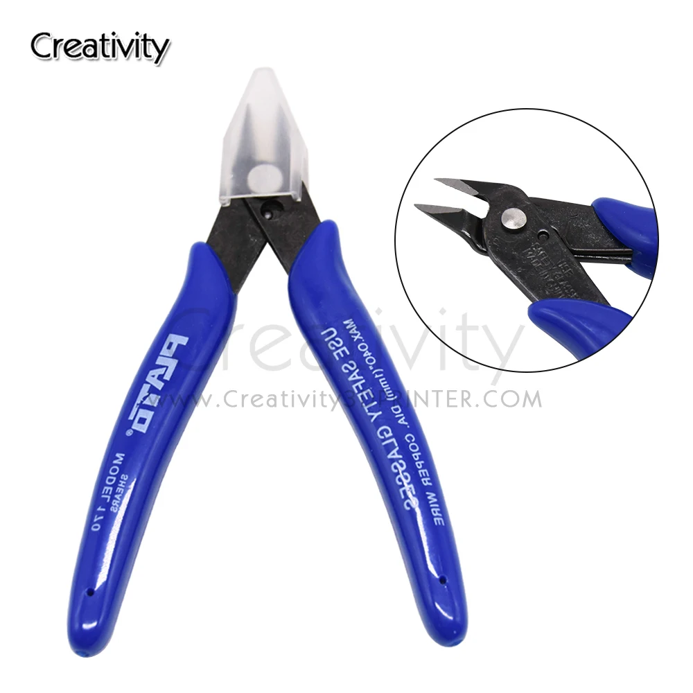 1pc PLATO 170 Wishful Clamp DIY Electronic Diagonal Pliers Side Cutting Nippers Wire Cutter 3D printer parts