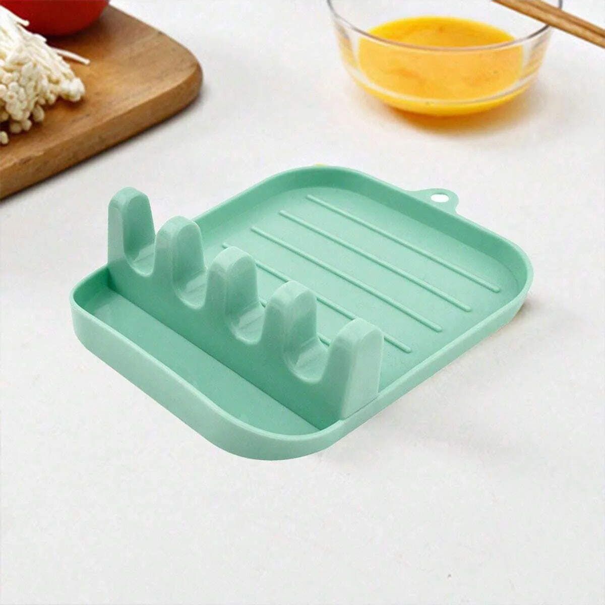 1pc Household Multifunctional Spatula Rack, Kitchen Shovel Spoon Storage Rack, Sitting Cutting Board Spatula Pot Cover Shelf